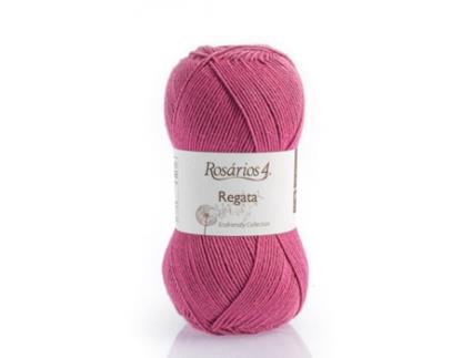 Fio de La ROSARIOS 4 Regata 100G Rosa Escuro 45