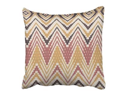 Fronha de Almofada ECZJNT Zag Zigzag Mão Zig Pinceladas Linhas Desenhadas (50x50 cm)