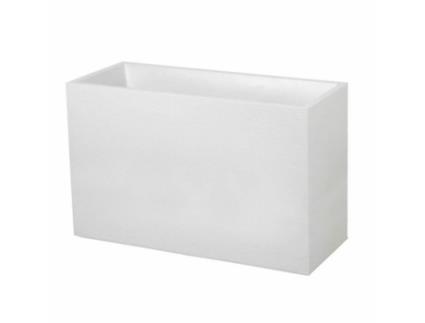 Plantador EDA Muret Graphit Plástico 99,5 x 39,5 x 60 cm Branco