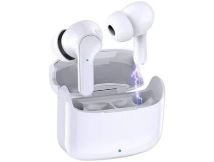 Auriculares Bluetooth True Wireless ENKERS Estéreo Sem Fio 5.0 À Prova D'Água Ip7 com Controle de Toque e Capa de Carregamento Mi