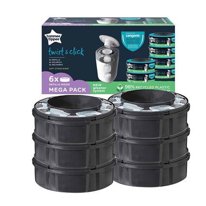 Pack 6 Recargas Twist & Click Tommee Tippee