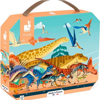 Janod Quebra-cabe?a Panor?mico Dino