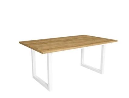 Mesa de Refeição SKRAUT HOME Tetrix 8 Lugares (Carvalho - Melamina - 167 x 90 x 75 cm)
