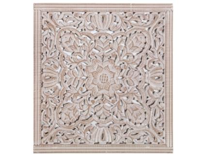 Retábulo DRW Madeira DM e Espelho (100x2,5x100cm)