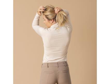 Camisola para Mulher de Equitação GEM (L - Bege)