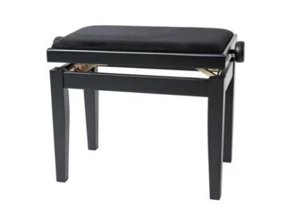 Banco Gewapure Banco Piano Regulavel Deluxe Preto Mate