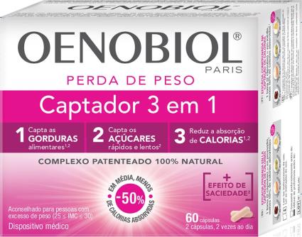 Oenobiol Captador 3em1   Plus 60 Cápsulas