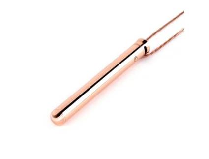 Bala Vibradora Le Wand Necklace Colar Ouro Rosa