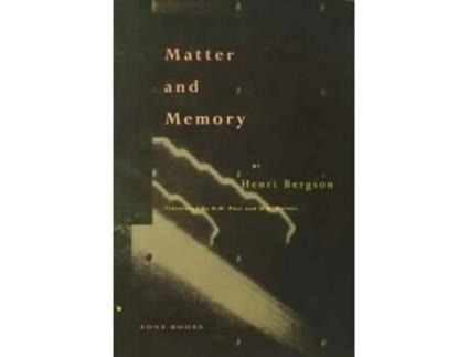 Livro Matter And Memory de Henri Bergson  N.M. Paul  W.S. Palmer (Inglês)