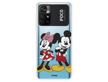 Capa para XIAOMI Poco M4 Pro 5G Oficial De Disney Mickey Y Minnie Posando Clásicos Disney XIAOMI Transparente