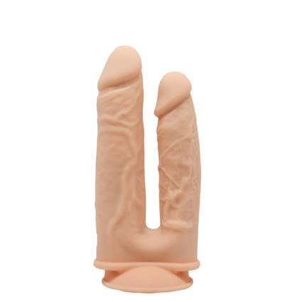 DILDO NATURAL DUPLO PENETRANTE DE DUPLA DENSIDADE