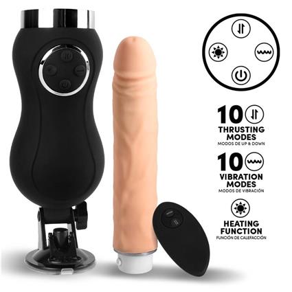VIBRAÇÃO, EMPUXO E CALOR DA MÁQUINA DE SEXO CONTROLE REMOTO USB