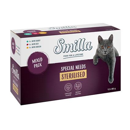 Smilla Adult Sterilised em saquetas - Pack misto - Pack económico: 24 x 85 g