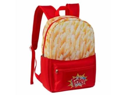 Mochila OH MY POP! Oh My Pop! Crispy Freetime Vermelha