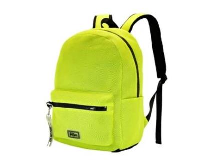 Mochila OH MY POP! Oh My Pop! Yellow Neon Mesh Amarela