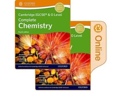 Livro Cambridge IGCSE (R) & O Level Complete Chemistry: Print and Enhanced Online Student Book Pack Fourth Edition (Inglês)