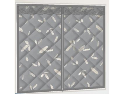 Cortinado WEIMAI (30 x 20 x 30 cm - Cinza)