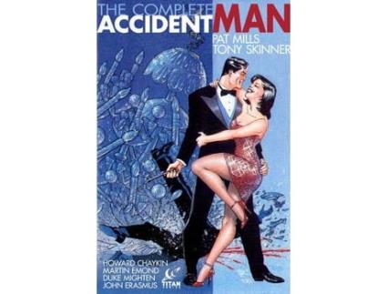 Livro accident man de pat mills,tony skinner (inglês)