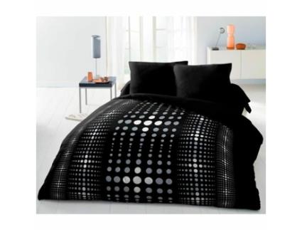 Capa de Edred?o HOME LINGE PASSION (25.40 x 36.00 x 4.60 cm - Poli?ster - Preto)