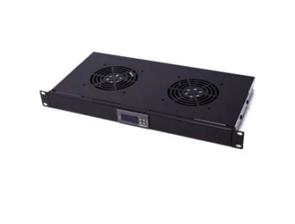 Kit de ventilação com termostato para armário de rack de 19 com 2 ventoinhas de 120mm  RACKMATIC