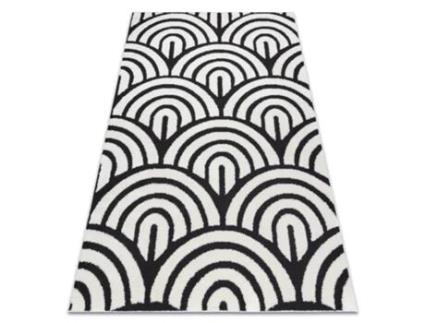 Tapete DYWANY LUSZCZOW Moderno Mode 8629 Conchas Creme / Preto