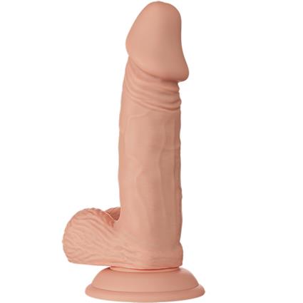 BELO ENCONTRO ZEBULON REALÍSTICO E FLEXÍVEL DILDO 19,4 CM - CARNE