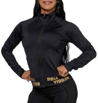Sweatshirt Nebbia NEBBIA Women s Zip-Up Jacket INTENSE Warm-Up Gold