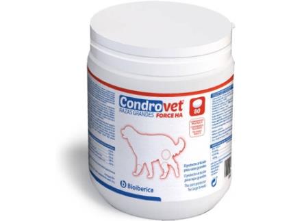 Complemento Alimentar para Cães  Condrovet Force (80 Comprimidos - Cuidados: Articulações - Raças de Porte Grande)