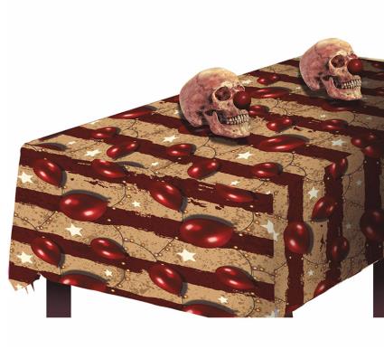 Toalha de Mesa Caveira Palhaço 137X274 cm