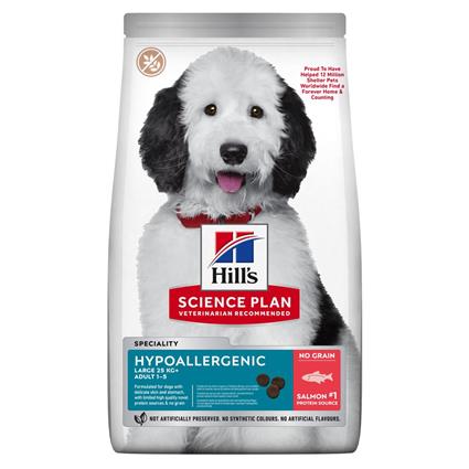 Hill's Science Plan Adult Hypoallergenic Large Breed com salmão - Pack económico 2 x 14 kg