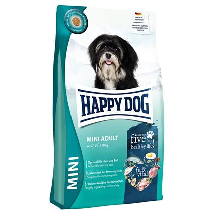 Happy Dog fit & vital Mini Adult - Pack económico: 2 x 4 kg
