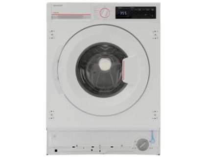 Máquina de Lavar Roupa Encastre SHARP ESNIB8141WD (8 kg - Branco)