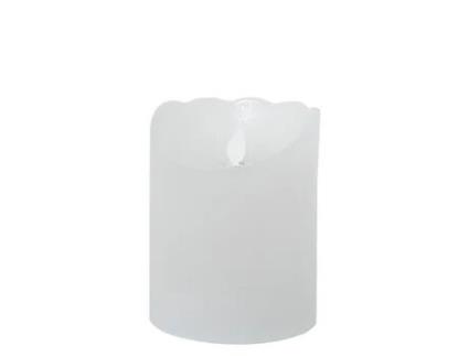 Conjunto de 4 velas brancas