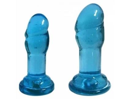 Dildos CURVE TOYS Lollicock Slim Sticks Duo Azul