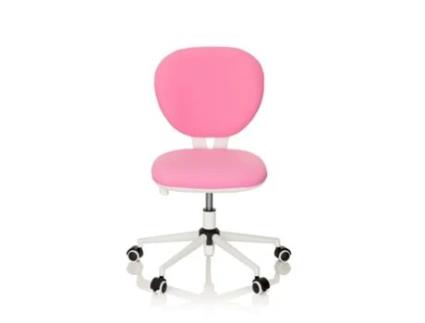 Cadeira de Escritório HJH OFFICE para Crianças Kid Vivo Tela Rosa