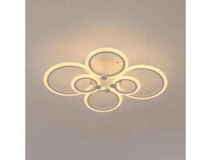 Iluminação Moderna Do Teto Led Candeeiro GOECO Criativa de Teto Branco Redondo Led de 3000K