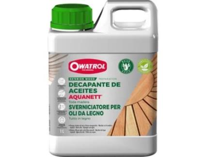 Removedor de óleo de madeira Decapante de tinta Aquanett 1 Lt