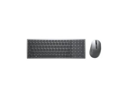Teclado DELL Km7120W (Wireless - Nórdico - Cinzento) + Rato