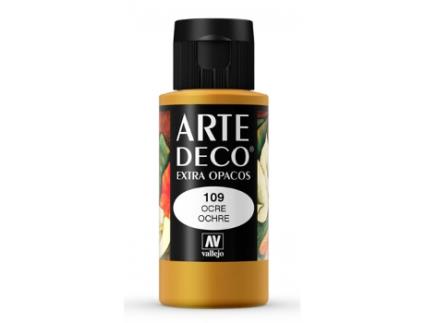 Tinta Acrílica Arte Deco Vallejo 60 Ml (Ocre 109)