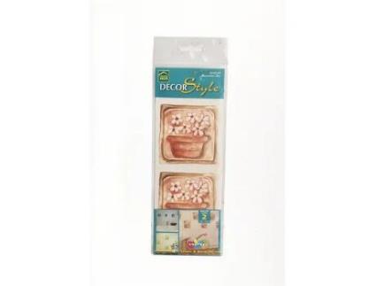 Decor Style Auto-adesivo para azulejos 7,5X7,5 Cm (61301)