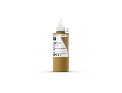 Pintura Acrílica Vallejo Studio 200 Ml (938 Ouro)