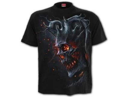 T-shirt Death Embers  SPIRAL (XXL - Algod?o - Preto)