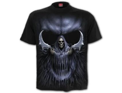 T-shirt Double Death  SPIRAL (S - Algod?o - Preto)