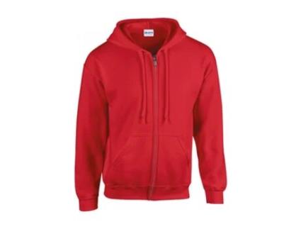 Sweatshirt com Capuz Zipado Gildan Heavy Blend ® (Tam: 4XL)