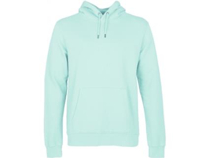 Camisola com Capuz Colorful Standard Classic Organic Light Aqua (Tam: L)