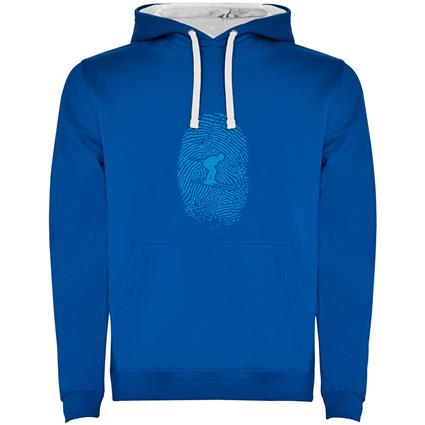 Kruskis Skier Fingerprint Two-colour Hoodie  L Homem