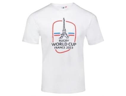 T-shirt para Rugby de Homem SPORTFOLIO (S - Branco)