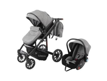Sistema de Transporte London KINDERLAND Cinzento