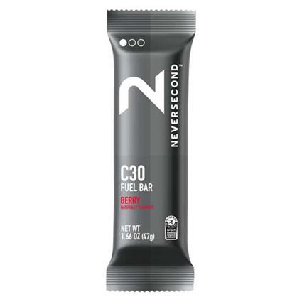 Neversecond C30 Fuel 45g Energy Bars Box Berry 12 Units