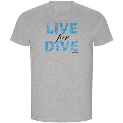 Kruskis Live For Dive Eco Short Sleeve T-shirt  M Homem